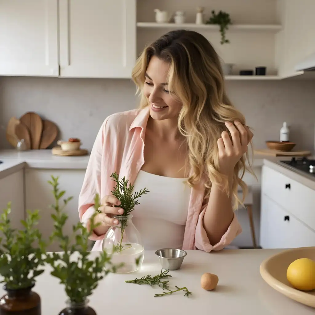 diy rosemary water for hair