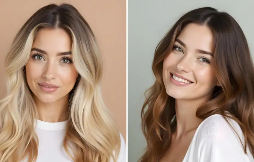 dirty blonde vs light brown